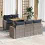 Set de muebles de jardín 6 pzas y cojines ratán sintético gris von , Gartensets - Ref: Foro24-3326994, Preis: 488,10 €, Rabat...