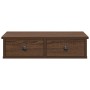 Estante de pared con cajones madera contrachapada roble marrón von , Regale und Regale - Ref: Foro24-859947, Preis: 42,89 €, ...