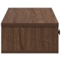Estante de pared con cajones madera contrachapada roble marrón von , Regale und Regale - Ref: Foro24-859947, Preis: 42,89 €, ...