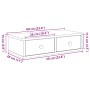 Estante de pared con cajones madera contrachapada roble marrón von , Regale und Regale - Ref: Foro24-859947, Preis: 42,89 €, ...