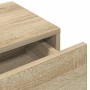 Estante de pared con cajones madera contrachapada roble sonoma by , Shelves and shelves - Ref: Foro24-859970, Price: 54,62 €,...