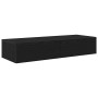 Estante de pared con cajones de madera contrachapada negro by , Shelves and shelves - Ref: Foro24-859987, Price: 78,19 €, Dis...