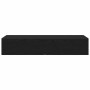 Estante de pared con cajones de madera contrachapada negro by , Shelves and shelves - Ref: Foro24-859987, Price: 78,19 €, Dis...