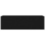 Mueble de pared de baño madera ingeniería negro 100x25x30 cm by , bathroom vanities - Ref: Foro24-860095, Price: 63,02 €, Dis...