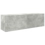 Mueble pared baño madera ingeniería gris hormigón 100x25x30cm by , bathroom vanities - Ref: Foro24-860097, Price: 52,55 €, Di...