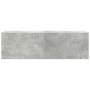 Mueble pared baño madera ingeniería gris hormigón 100x25x30cm by , bathroom vanities - Ref: Foro24-860097, Price: 52,55 €, Di...