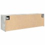 Mueble pared baño madera ingeniería gris hormigón 100x25x30cm by , bathroom vanities - Ref: Foro24-860097, Price: 52,55 €, Di...