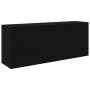 Mueble de pared de baño madera ingeniería negro 100x25x40 cm de , Tocadores de baño - Ref: Foro24-860104, Precio: 71,27 €, De...