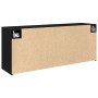 Mueble de pared de baño madera ingeniería negro 100x25x40 cm de , Tocadores de baño - Ref: Foro24-860104, Precio: 71,27 €, De...