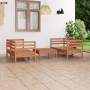 Gartenmöbel-Set 5-teilig aus massivem honigbraunem Kiefernholz von vidaXL, Gartensets - Ref: Foro24-3082400, Preis: 288,28 €,...