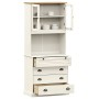Aparador alto VIGO madera maciza de pino blanco 80x40x176 cm by , Sideboards - Ref: Foro24-3200584, Price: 331,69 €, Discount: %