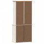 Aparador alto VIGO madera maciza de pino blanco 80x40x176 cm by , Sideboards - Ref: Foro24-3200584, Price: 331,69 €, Discount: %