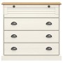 Aparador alto VIGO madera maciza de pino blanco 80x40x176 cm by , Sideboards - Ref: Foro24-3200584, Price: 331,69 €, Discount: %