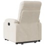 Sillón eléctrico reclinable elevable tela microfibra beige by , Armchairs - Ref: Foro24-3204948, Price: 345,54 €, Discount: %