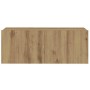 Muebles de TV de pared 3 uds madera ingeniería roble artesanal by , TV Furniture - Ref: Foro24-3328964, Price: 149,21 €, Disc...