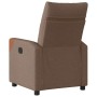 Sillón reclinable de tela marrón by , Armchairs - Ref: Foro24-4104812, Price: 187,57 €, Discount: %