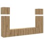 Mueble para TV de pared madera contrachapada artesanal 8 piezas von , TV-Möbel - Ref: Foro24-3329010, Preis: 323,81 €, Rabatt: %
