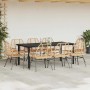 Juego comedor jardín 9 pzas ratán sintético marrón von , Gartensets - Ref: Foro24-3334547, Preis: 667,07 €, Rabatt: %