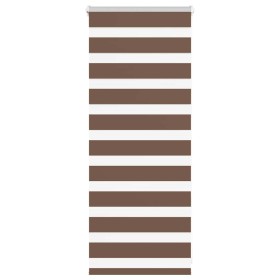 Estor cebra marrón 55x100 cm tejido ancho 50,9 cm poliéster by , Blinds and blinds - Ref: Foro24-4014304, Price: 15,48 €, Dis...