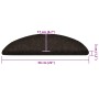 Alfombrilla autoadhesiva escalera 30 uds marrón oscuro von , Treppenmatten - Ref: Foro24-3365685, Preis: 74,11 €, Rabatt: %