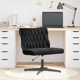 Silla de oficina giratoria tejido imitación lana rizada negro von , Stühle - Ref: Foro24-4105399, Preis: 115,03 €, Rabatt: -5%%