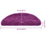 Alfombrilla escalera 20 uds violeta 65x21x4 cm by , Stair mats - Ref: Foro24-3365850, Price: 114,39 €, Discount: %