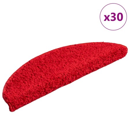 Alfombrilla escalera 30 uds rojo 56x17x3 cm von , Treppenmatten - Ref: Foro24-3365806, Preis: 129,97 €, Rabatt: -5%%