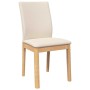 Sillas de comedor con cojines 2 uds madera maciza caucho by , dining chairs - Ref: Foro24-4102450, Price: 150,44 €, Discount: %