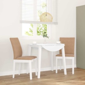 Sillas de comedor con cojines 2uds madera maciza