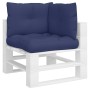 Cojines para muebles de palets 3 uds tela Oxford azul marino | Foro24.es | Tu tienda online para hogar, jardín y más Foro24.es
