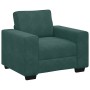 Juego de sofás con cojines 3 piezas terciopelo verde oscuro by , Sofas - Ref: Foro24-3324669, Price: 645,47 €, Discount: %