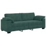 Juego de sofás con cojines 3 piezas terciopelo verde oscuro by , Sofas - Ref: Foro24-3324669, Price: 645,47 €, Discount: %
