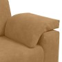Juego de sofás con cojines 3 piezas terciopelo marrón by , Sofas - Ref: Foro24-3324674, Price: 644,23 €, Discount: %