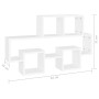 Estante pared forma coche madera ingeniería blanco 82x15x51 cm by , Shelves and shelves - Ref: Foro24-807250, Price: 39,20 €,...