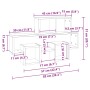 Estante pared forma coche madera ingeniería blanco 82x15x51 cm by , Shelves and shelves - Ref: Foro24-807250, Price: 39,20 €,...