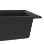 Fregadero de Cocina Negro 790x500x193 mm Granito by , Sinks - Ref: Foro24-147053, Price: 175,95 €, Discount: %