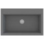 Fregadero de Cocina Gris 790x500x193 mm Granito de , Fregaderos - Ref: Foro24-147054, Precio: 178,49 €, Descuento: %