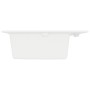 Fregadero de Cocina Blanco 790x500x193 mm Granito by , Sinks - Ref: Foro24-147056, Price: 171,98 €, Discount: %