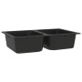Fregadero de Cocina Negro 760x480x184 mm Granito | Foro24.es | Tu tienda online para hogar, jardín y más Foro24.es