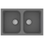 Fregadero de cocina Gris 760x480x184 mm Granito | Foro24.es | Tu tienda online para hogar, jardín y más Foro24.es