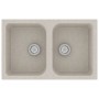 Fregadero de Cocina Beige 760x480x184 mm Granito | Foro24.es | Tu tienda online para hogar, jardín y más Foro24.es