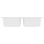 Fregadero de Cocina Blanco 760x480x184 mm Granito by , Sinks - Ref: Foro24-147084, Price: 186,58 €, Discount: %