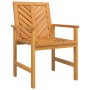 Conjunto de Comedor de Jardín de 4 Piezas de Madera Sólida de Acacia by , Garden tables - Ref: Foro24-3154106, Price: 540,74 ...