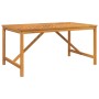 Conjunto de Comedor de Jardín de 4 Piezas de Madera Sólida de Acacia by , Garden tables - Ref: Foro24-3154106, Price: 540,74 ...