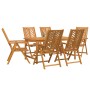 Juego de Comedor de Jardín de 7 Piezas de Madera Maciza de Acacia | Foro24.es | Tu tienda online para hogar, jardín y más Foro24.es