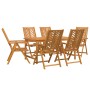 Juego de Comedor de Jardín de 7 Piezas de Madera Maciza de Acacia | Foro24.es | Tu tienda online para hogar, jardín y más Foro24.es