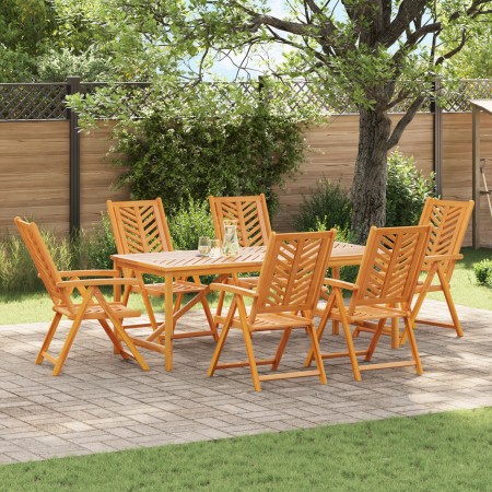 Juego de Comedor de Jardín de 7 Piezas de Madera Maciza de Acacia | Foro24.es | Tu tienda online para hogar, jardín y más Foro24.es