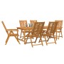 Juego de Comedor de Jardín de 7 Piezas de Madera Maciza de Acacia | Foro24.es | Tu tienda online para hogar, jardín y más Foro24.es