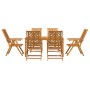 Juego de Comedor de Jardín de 7 Piezas de Madera Maciza de Acacia | Foro24.es | Tu tienda online para hogar, jardín y más Foro24.es