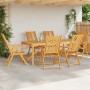 Juego de Comedor de Jardín de 7 Piezas de Madera Maciza de Acacia | Foro24.es | Tu tienda online para hogar, jardín y más Foro24.es